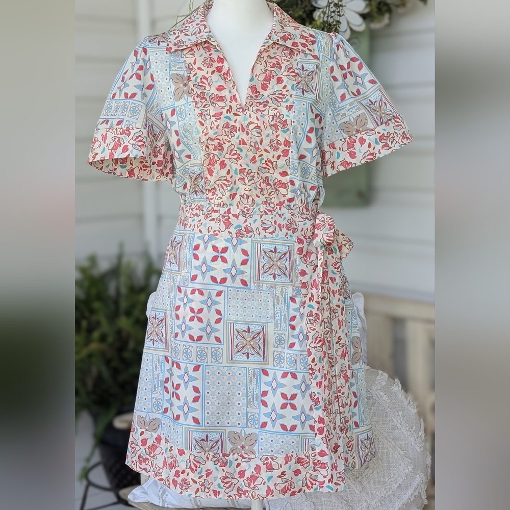 Faux Wrap Dress
